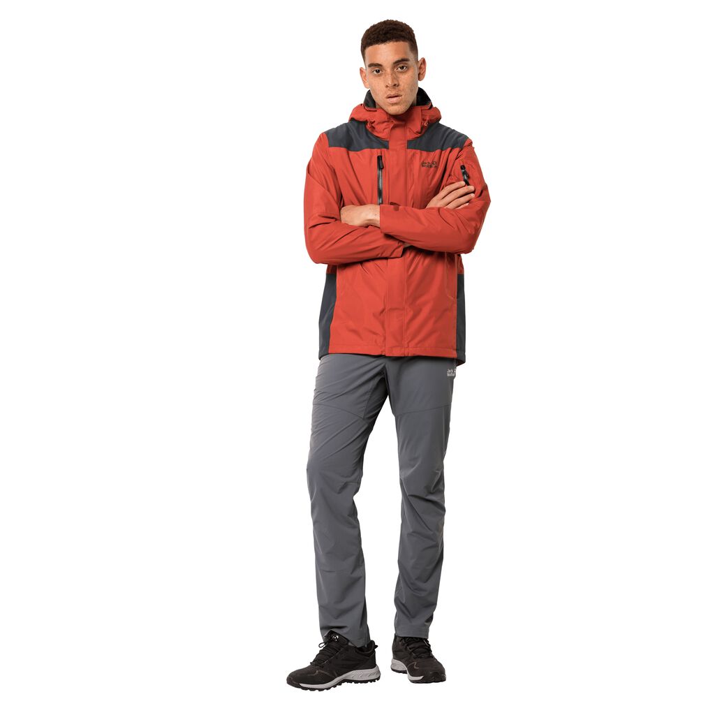 Jack Wolfskin BRECON RANGE Vestes Homme Rouge - WQDBFMC-20